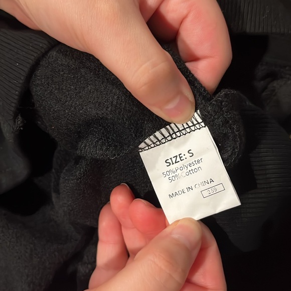 🛍️# 2456 NWOT TheMogan Oversized Pullover Fleece Hooded Sweatshirt Tunic Hoodie - Picture 12 of 14